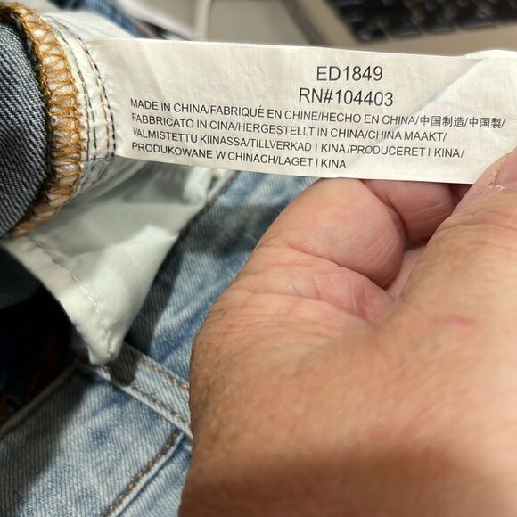 EVIDNT Los Angeles track trim slim jeans size 24 NWT - Picture 12 of 14